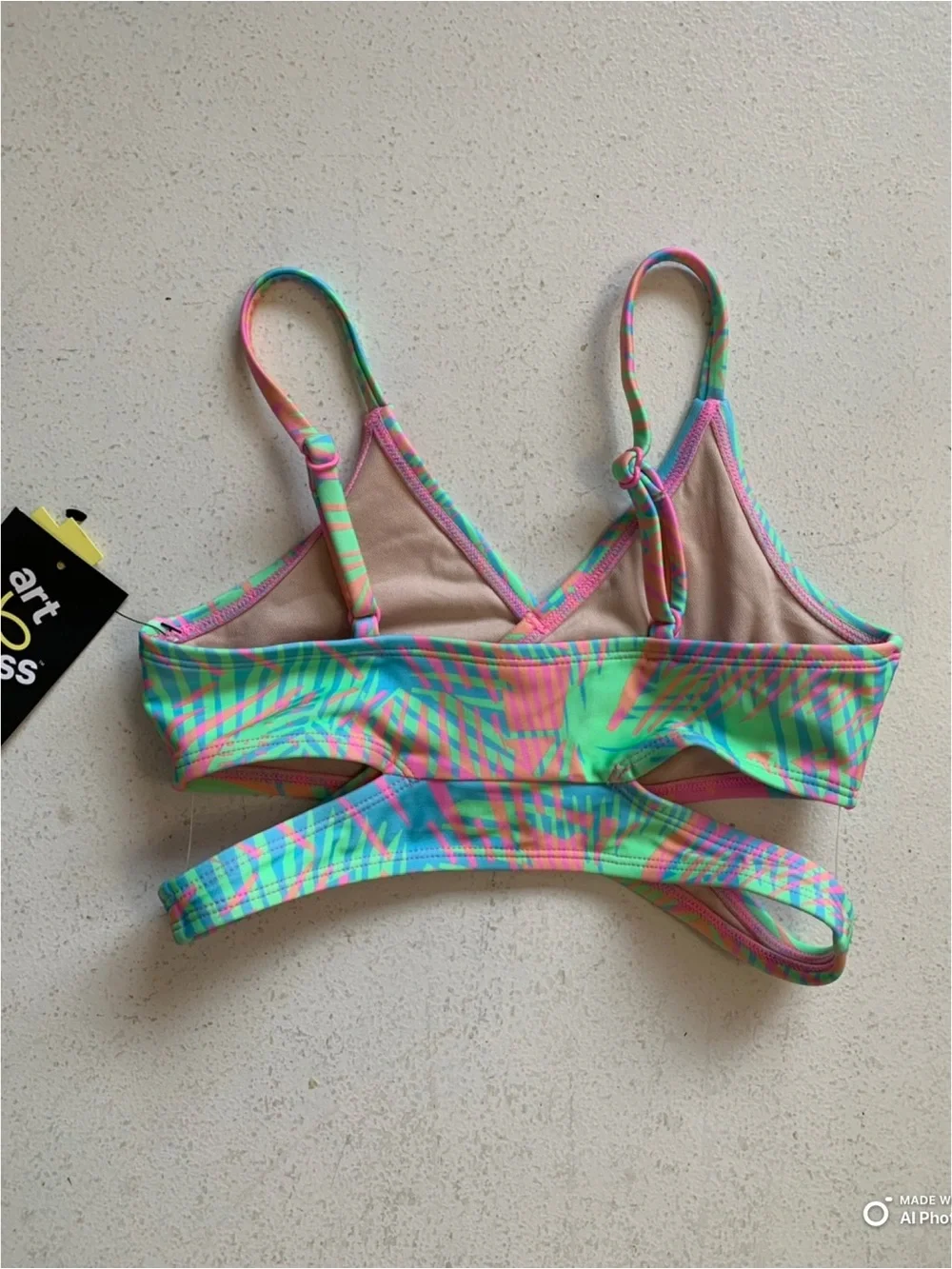 Art Class Girl’s Colorful 2-Piece Bikini Set Swimsuit Size Medium NWT Beach Swim